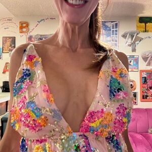 FLASH SALE 1 DAY ONLY Colorful Sequin Dress